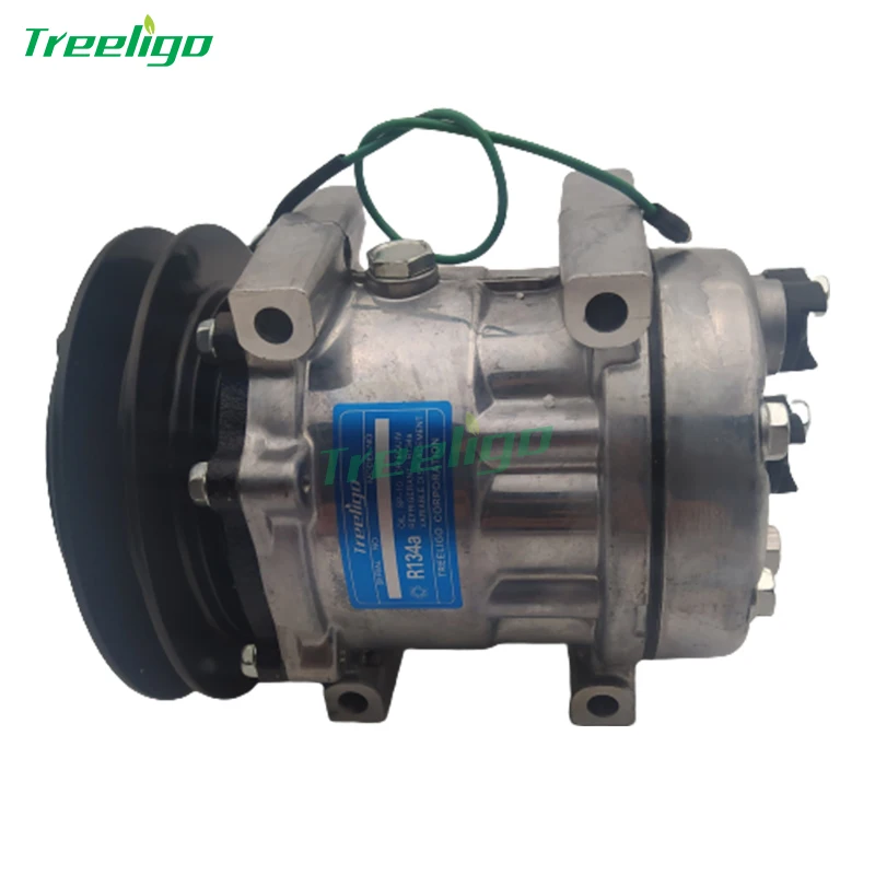 Construction Machinery Parts CX210B Air Conditioner Compressor Assy TDKR151320S KHR3241 KHR3197