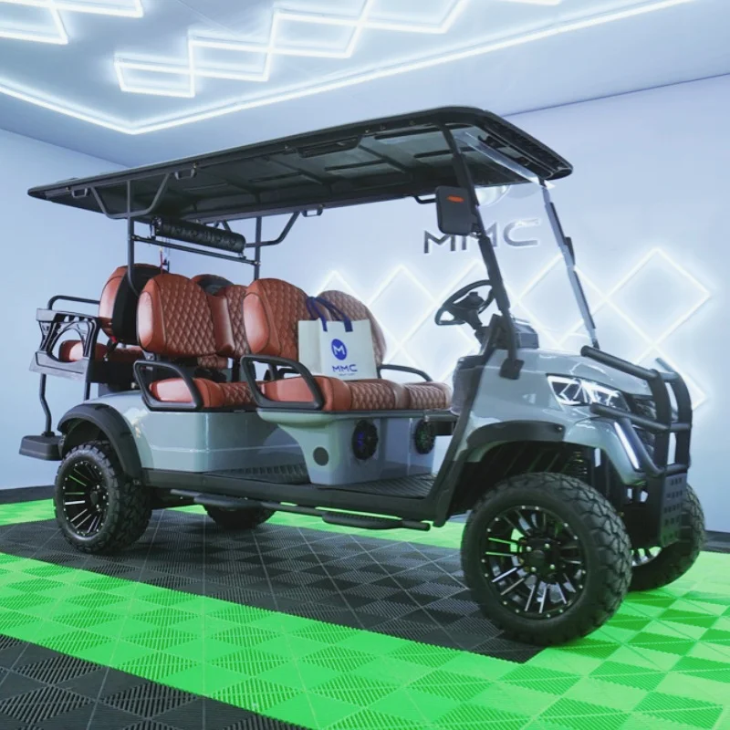 CE Certification Golf Cart 2 4 6 Seater Custom Colors Chinese 72v Lithium 4 Seats with bluetooth Electric Golf Cart