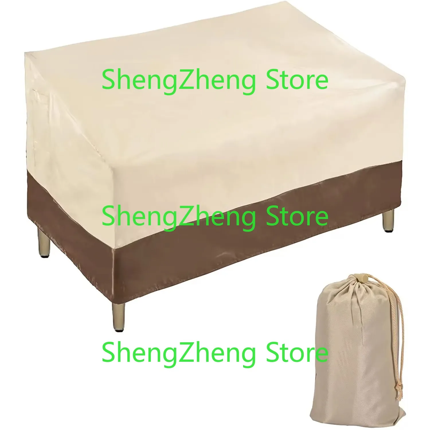 

Открытый дворик, скамейка, двухместный чехол, защита от ультрафиолета, чехол для дивана, мебели, водонепроницаемые пыленепроницаемые чехлы для диванов