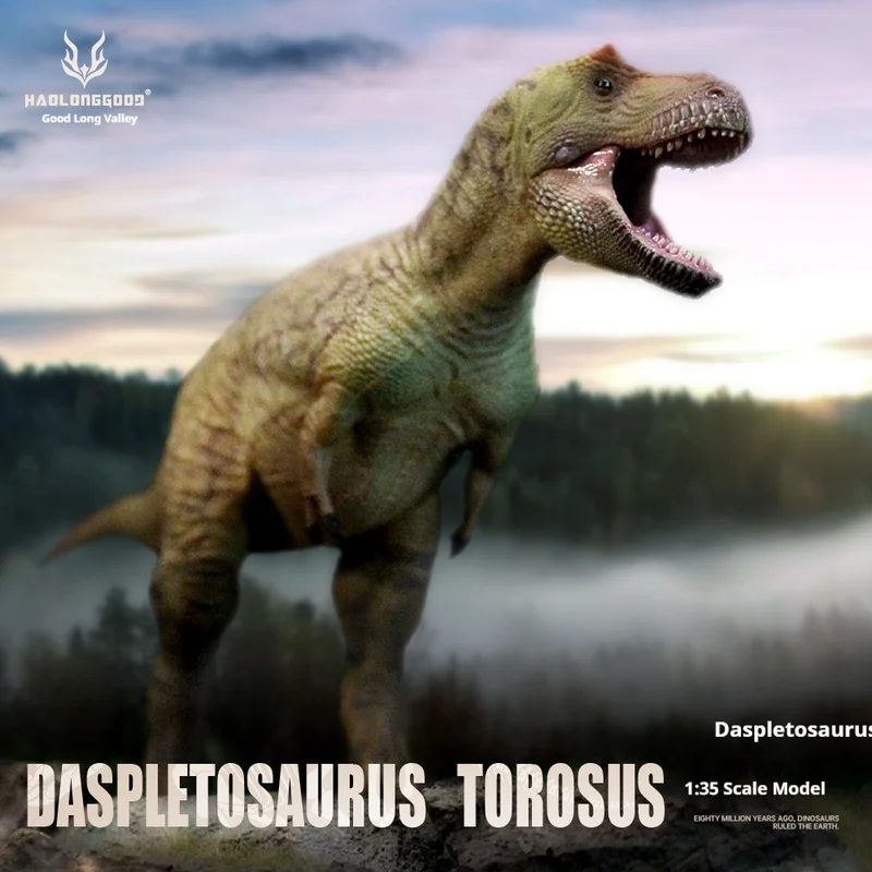 Haolonggood 1:35 Fearful Dragon Jurassic Dinosaurier Modell Actionfigur – Sammlermodell, Spielzeug für Kinder, trendiges Festival-Geschenk