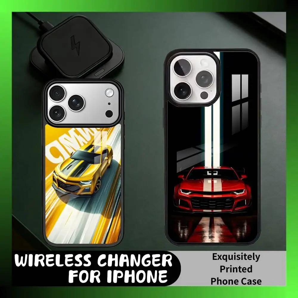 

Muscle Cars C-Camaro ZL1 Phone Case For iPhone17,16,15,14,13 Plus,Pro Max Magnetic For Magsafe Wireless Charging