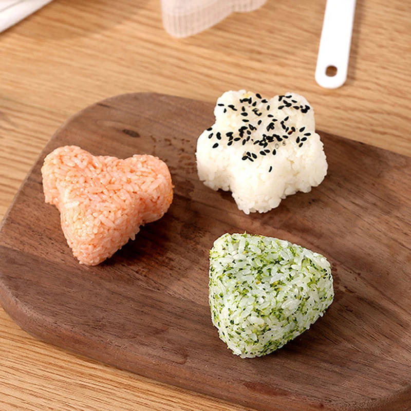 1PC Sushi Maker Mold Rice Ball Food Press Kitchen Gadget Sandwich Nori Onigiri Mold DIY Baking Mold Suit For Sushi Maker Mold