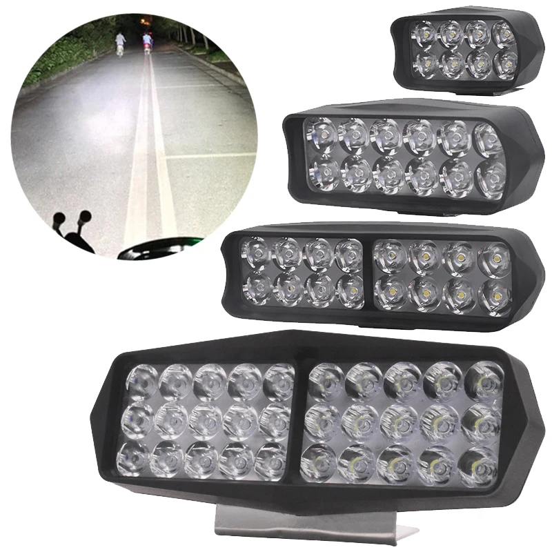 Motocyklowe reflektory LED Blaze Lampa robocza 12V Wodoodporny Uniwersalny motocykl Elektryczny reflektor do skutera Akcesoria Moto