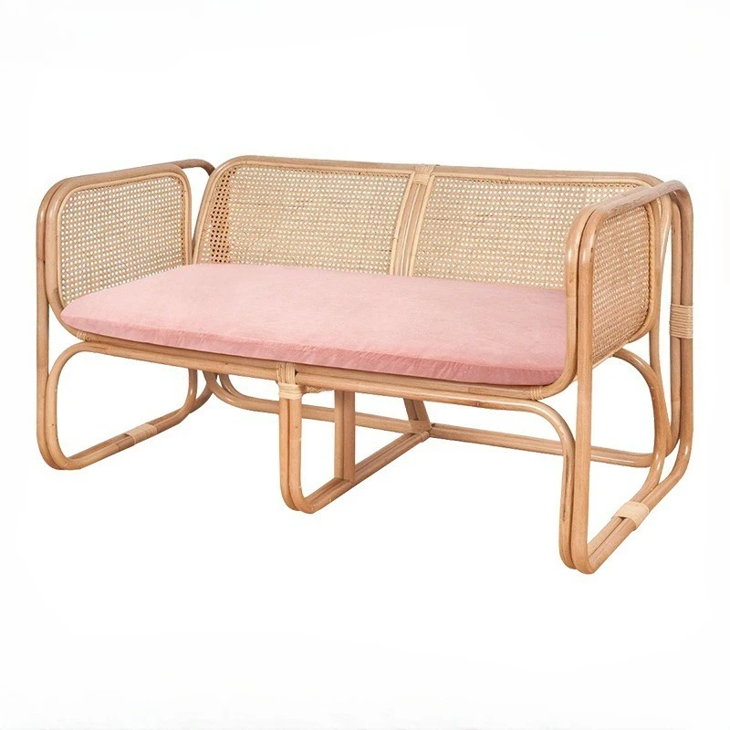 

Three-person combination simple solid wood living room balcony leisure chair homestay furniture