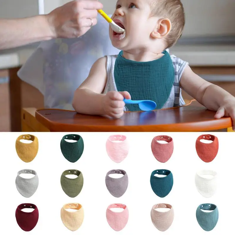 

Baby Bibs Waterproof Newborn Cotton Bib Bandanas Feeding Baby Burp Cloths Bandana Drool Bibs Teething Tool Baby Saliva Towel