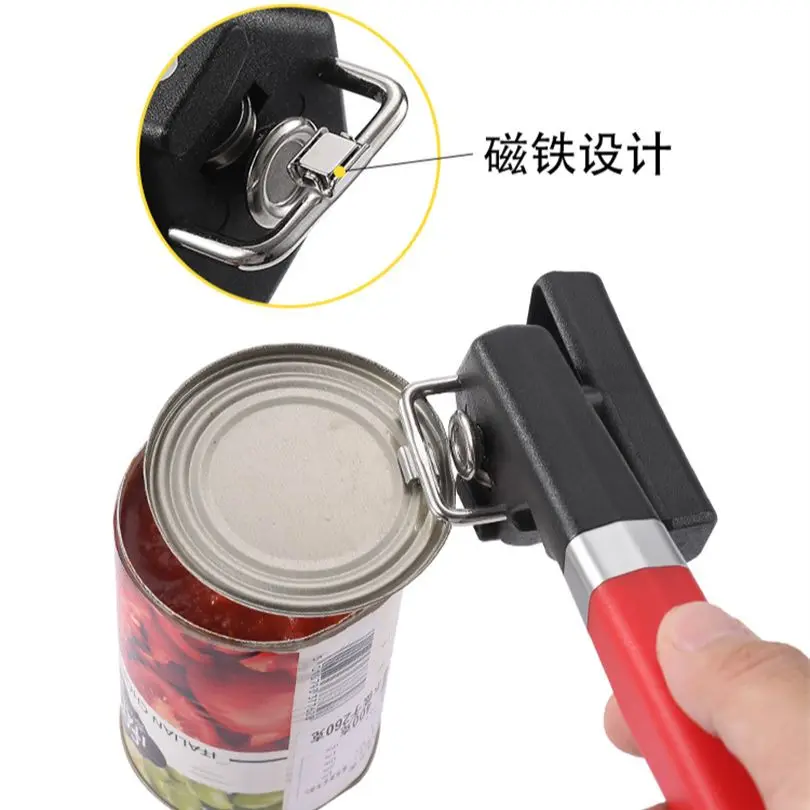 Aixiangru Tin-opener,Monolever Safety Can Opener, Side Opening Cool Gadgets, Multifunction Beer Opener, Kitchen Tools, Magnetism