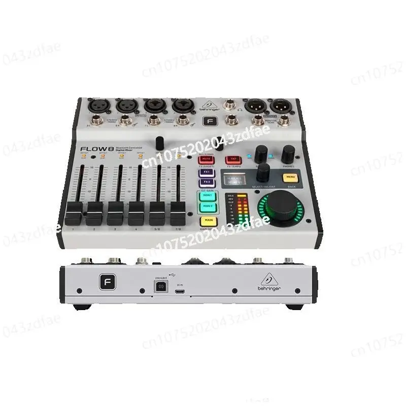 FLOW 8 8-input digital mixer 2 FX processors and USB/audio interface with bluetooth audio and app control