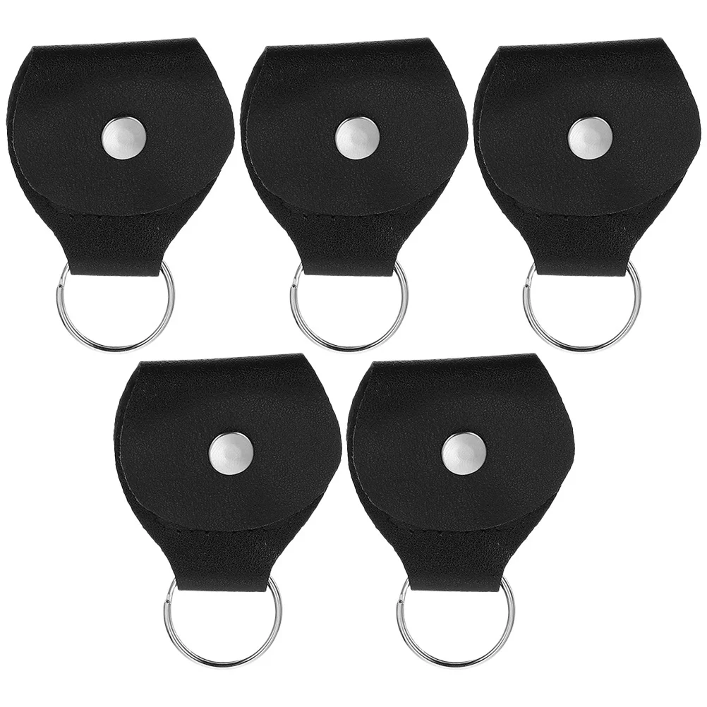 

5Pcs Guitar Storage Bag PU Case Portable Lightweight Holder with Key Ring Suitable for Guitar Ukulele Banjo