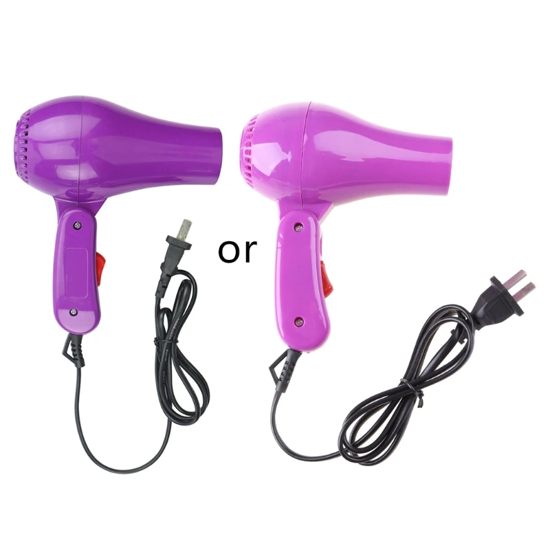 77HD Mini Foldable Blow Dryer Fast Drying Hair Dryer 2 Speeds for Home & Travel