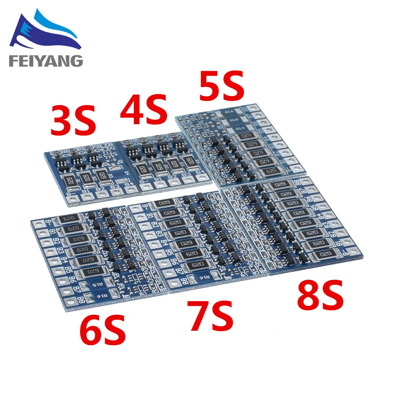 5S 21V 4.2V Funkcja równowagi Płytka zabezpieczająca 68mA 5S Li-ion Lipo Bateria litowa 18650 Zrównoważone baterie 3S 4S 5S 6S 7S 8S