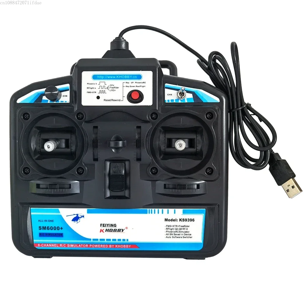 

SM6000 6CH SM20008 8CH Flight Controller Simulator with Reset Button for SM600 SM2000 KS9108 FMS XTR PhoenixRC RealFlight G8 G9
