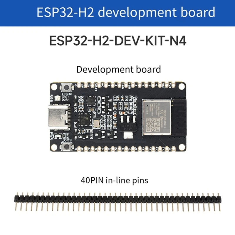 ESP32-H2 مجلس التنمية ESP32 H2 DEV KIT N4 وحدة 4 ميجابايت فلاش دعم بليه/زيجبي/الموضوع الاتصالات اللاسلكية ، سهلة الاستخدام