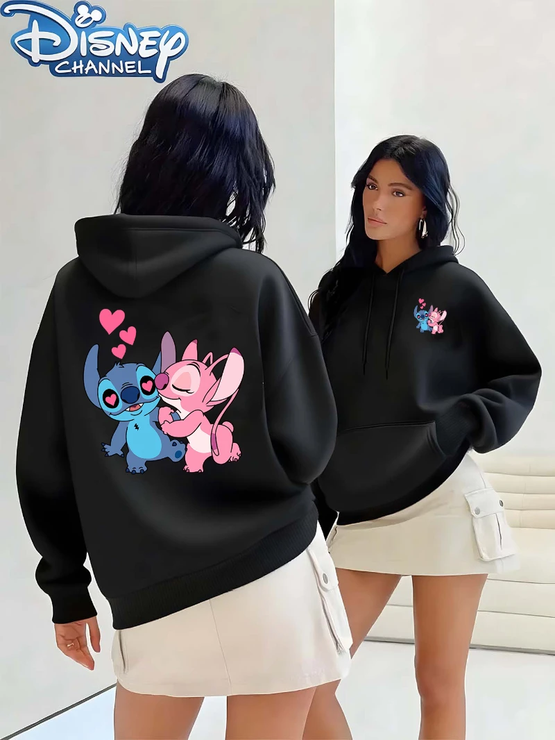 

Potdemiel Disney Official Hooded Sweatshirt Soft Casual Pullover All-Season Comfort Machine Washable Cozy Fall Winter