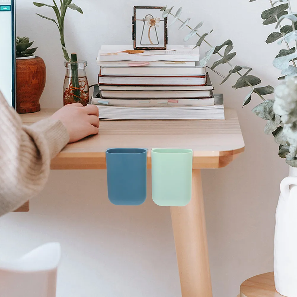 

Набор из 8 подвесных настольных органайзеров-корзин для хранения, многофункциональный держатель для ручек, офисное решение для хранения на колесиках, органайзер Rolly