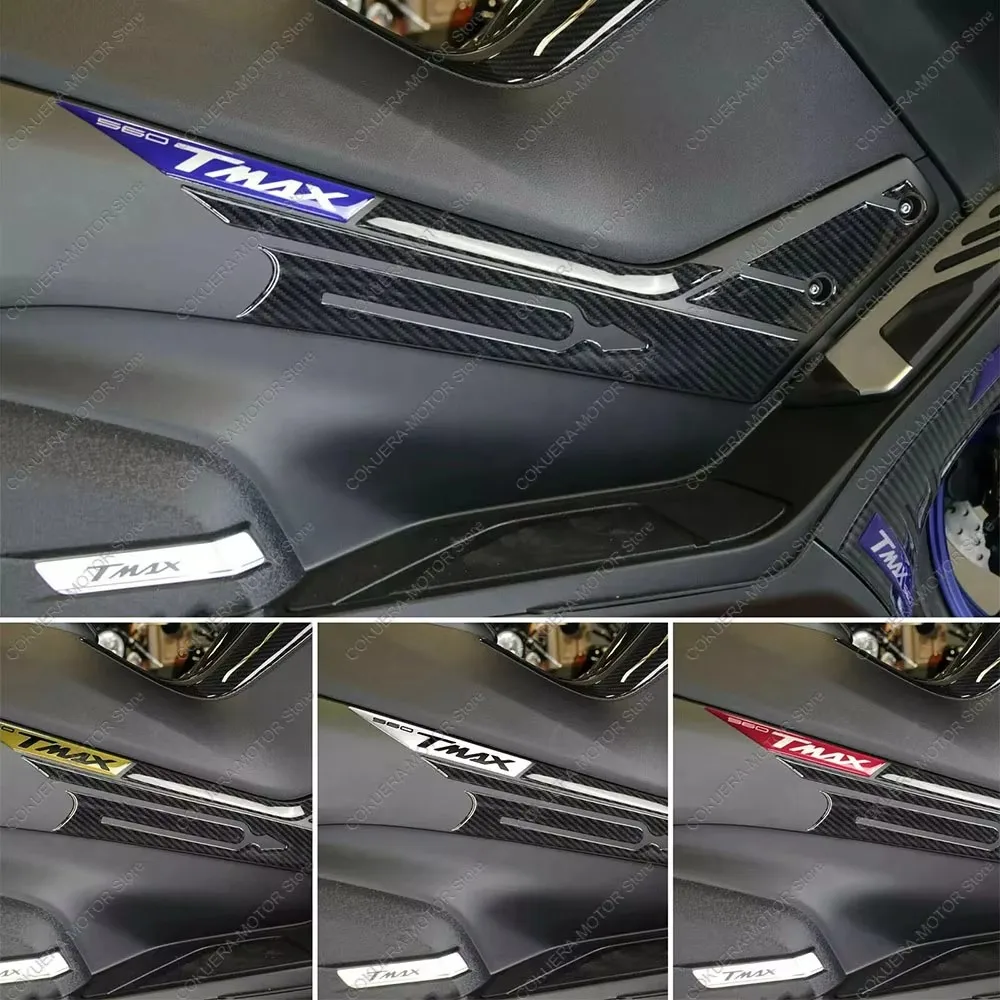 Pedal Side Sticker For Yamaha TMAX 560 2020 2021 Motorcycle Accessories 3D Epoxy Resin Protection Sticker