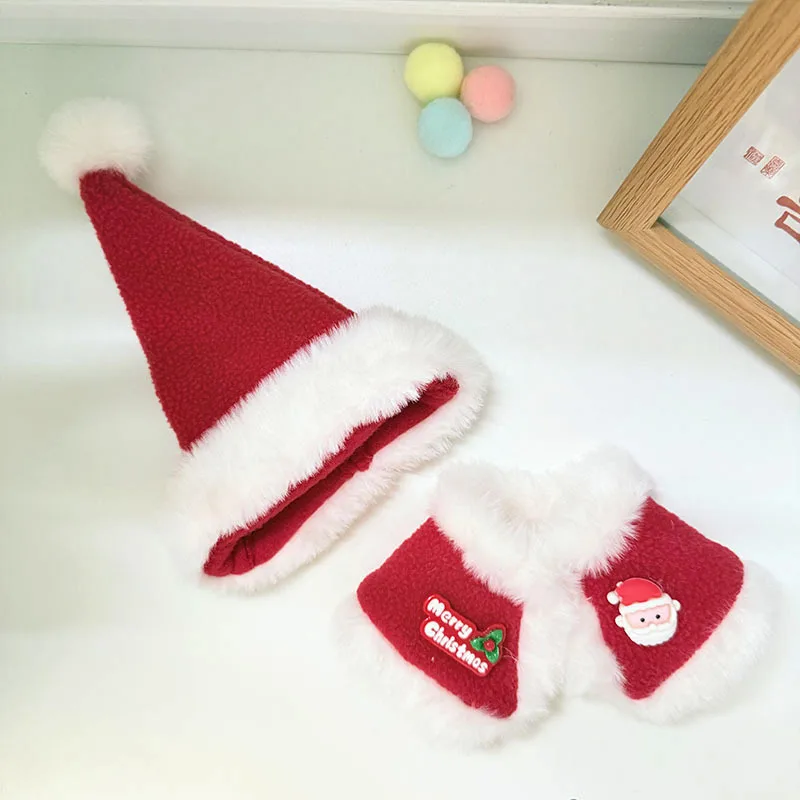 

17cm Labubu 1-3 Gen Doll Outfits | Christmas Santa Red Cape | Clothes for Labubu Pendants Accessories