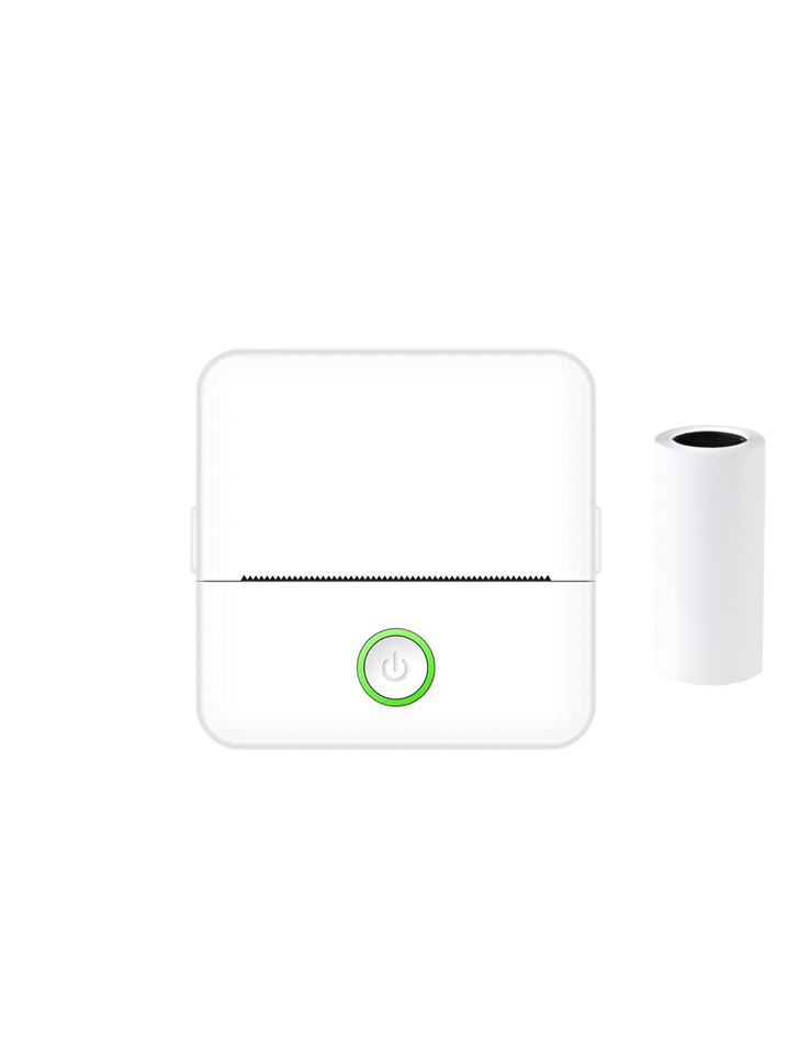  Mini Wireless Printer, Small Home-Use Bluetooth Photo Printer, Inkless Thermal Printing, One-Click Printing, Clear Printing, Compact and Convenient 