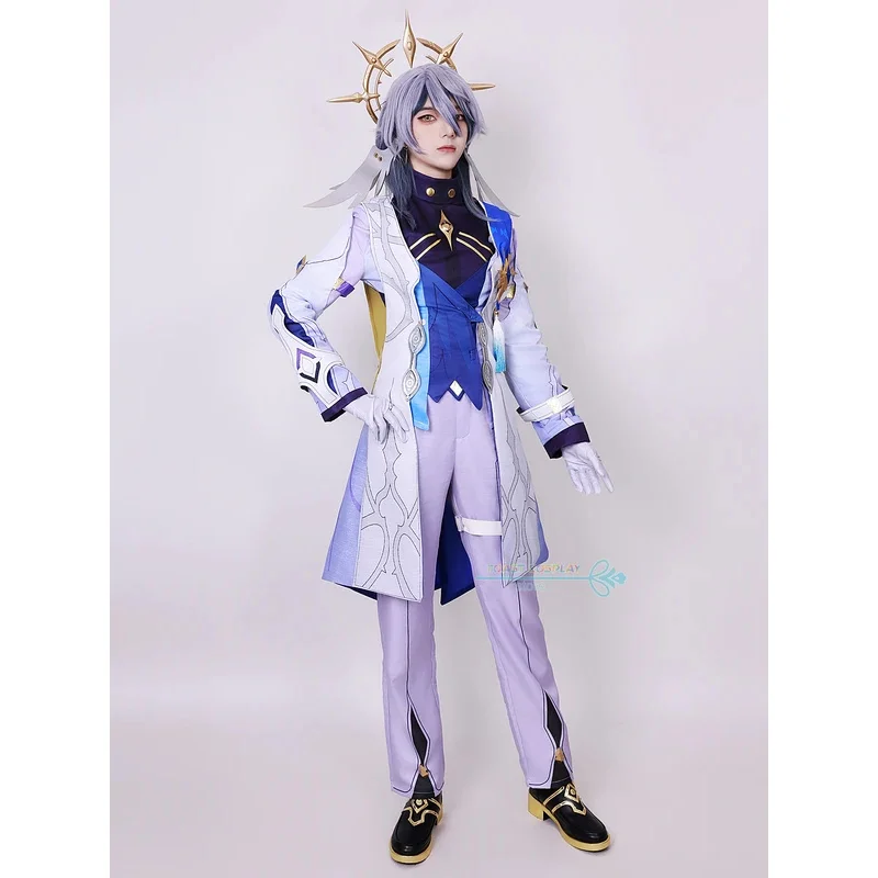 Sunday Cosplay Game Honkai Star Rail Mr. Sunday Cosplay Costume Wig Brother of Robin Anime Role Play Carnival Party Suits