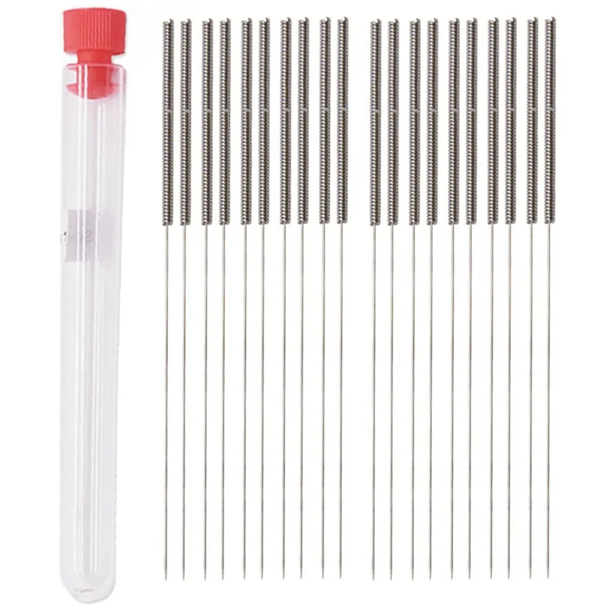 [VALUE PACK]50 Piece 3D Printer Nozzle Cleaning Kit with Stainless Steel Needles, Multiple Sizes (0.2-0.4mm)
