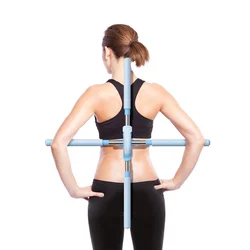 Spalla aperta schiena Yoga Training Stick retrattile gobbo Posture Corrector adulto bambino Body Shaping Fitness Stretching Tool