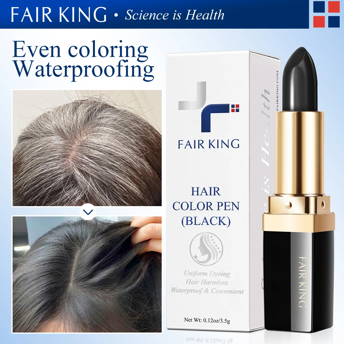 

Hair Dye Pen Natural Mineral Hair Wax To Hide Hair Gap Hairline White Hair Disposable Washable Convenient Emergency Hair Wax