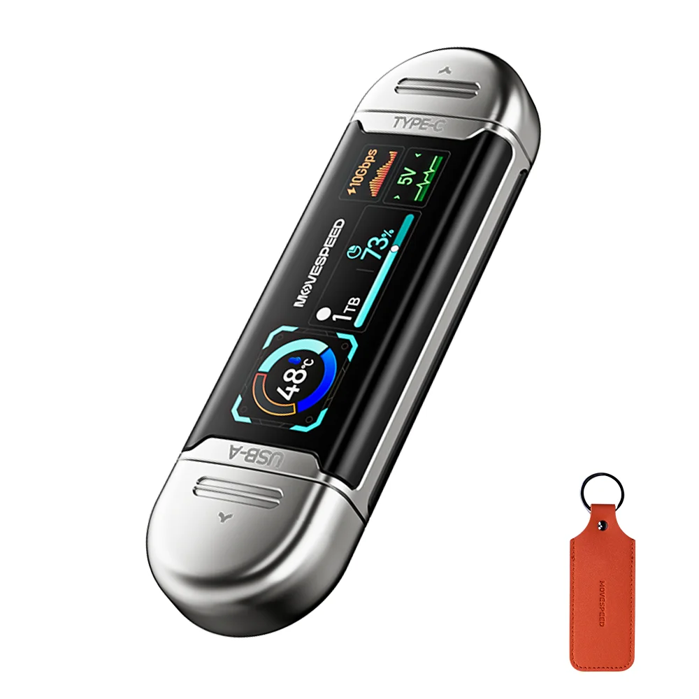 MOVESPEED SU10 1090 MB/s Solid State PenDrive 2 TB 1 TB 512 GB 256 GB 128 GB LCD USB3.2 Gen2 Typ C Flash-Laufwerk für iPhone 15/16/17 PC