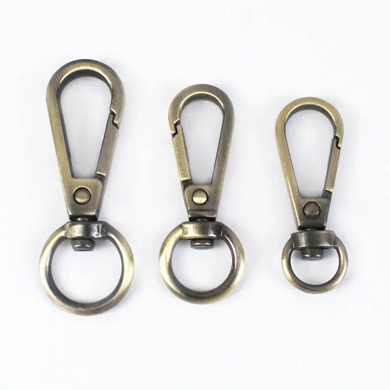 50 Stuks 8/10/13 Mm Metalen Gespen Voor Riem Tas Swivel Karabijn Sleutelhanger Haken singels Clip Gesp Hanger Diy Accessoires