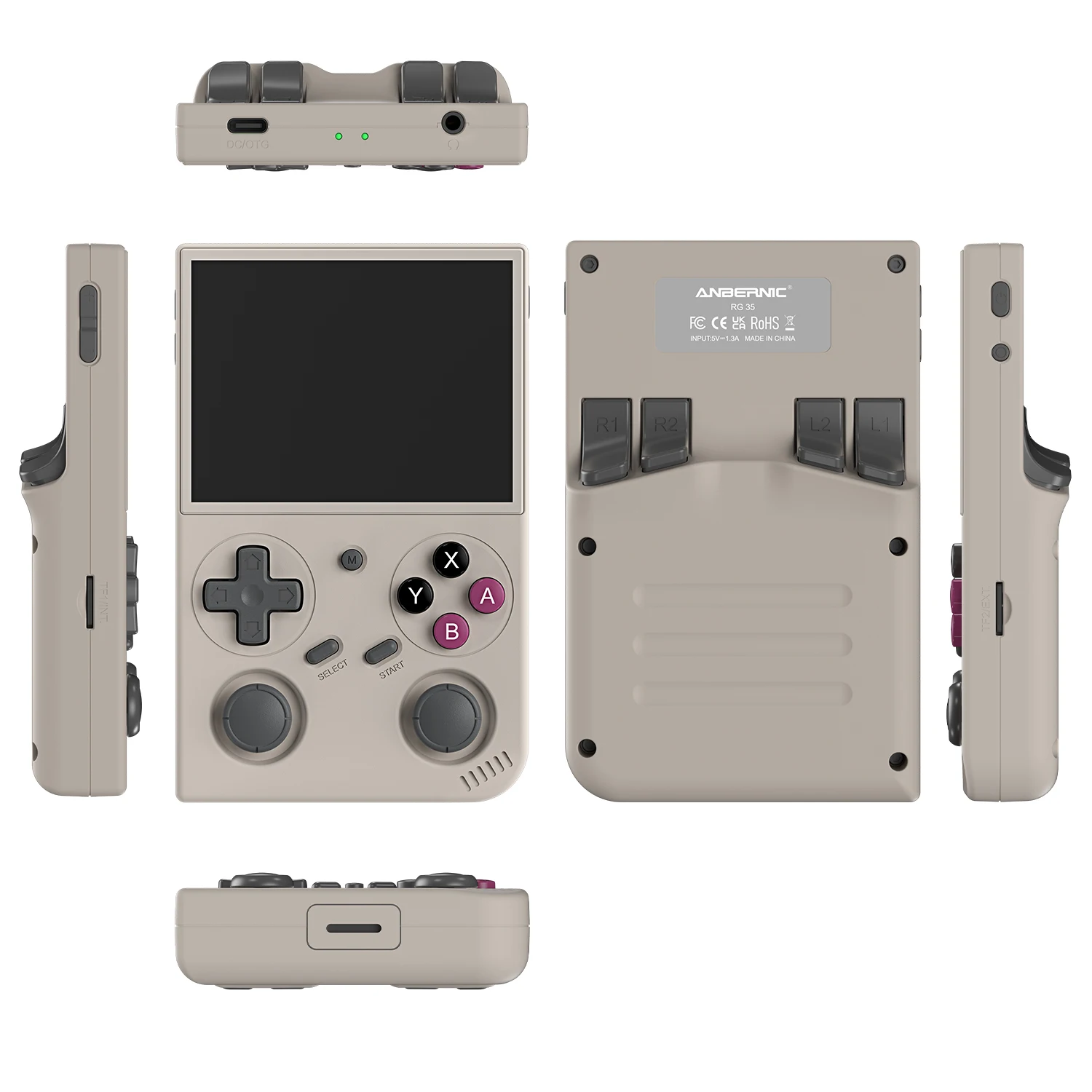 Anbernic RG35 Retro-Handheld-Spielkonsole 3,5-Zoll-IPS-Vollbildschirm Linux 64-Bit 3200mAh Unterstützt Wi-Fi Online-Multiplayer – Detail 8