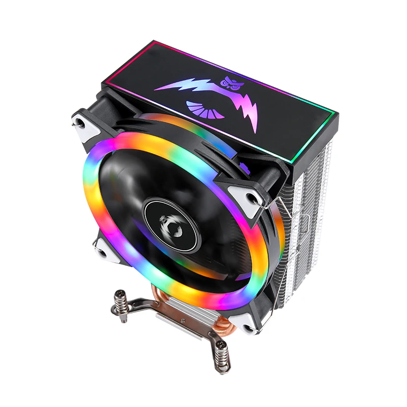 LGA2011 refroidisseur 120mm 4/6 caloduc x79 x99 ventilateur de processeur refroidi par Air 3 broches/4 broches Compatible Intel 1200 1700 115x 18xx 1366 2066 i5 i7 E5