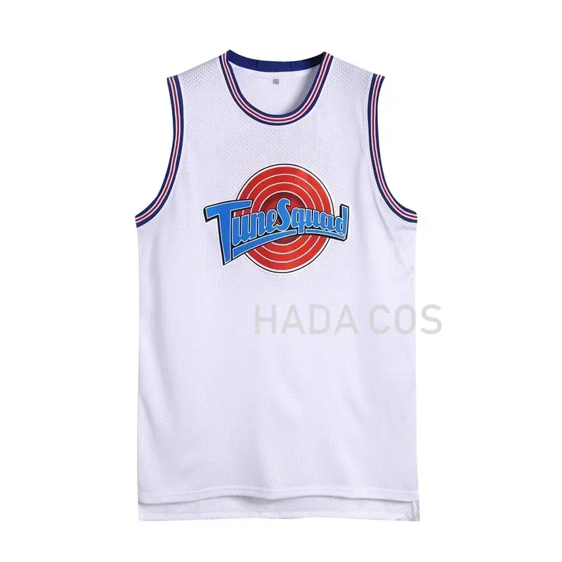 Space-Jam Basketball Jersey Tune-Squad #23 James Top Shorts Goon Squad Costume Movie A New Legacy Basketball Uniform Kids Adults