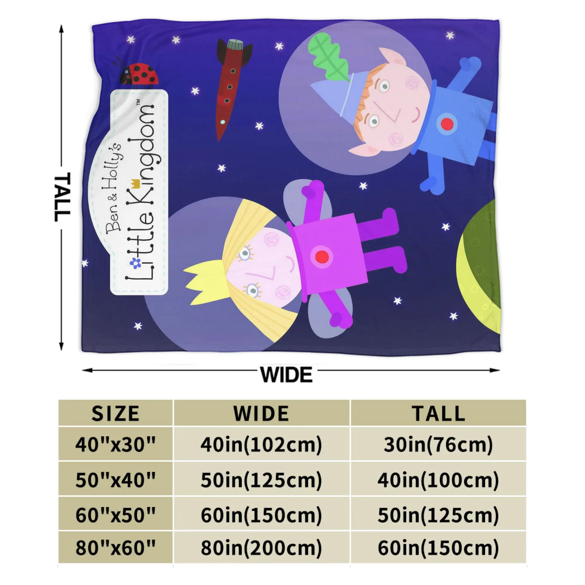 بن هولي كارتون الممالك الصغيرة الفانيلا بطانية فيلم سحري الإبداعية رمي البطانيات للمفارش 125*100 سنتيمتر الدافئة #6