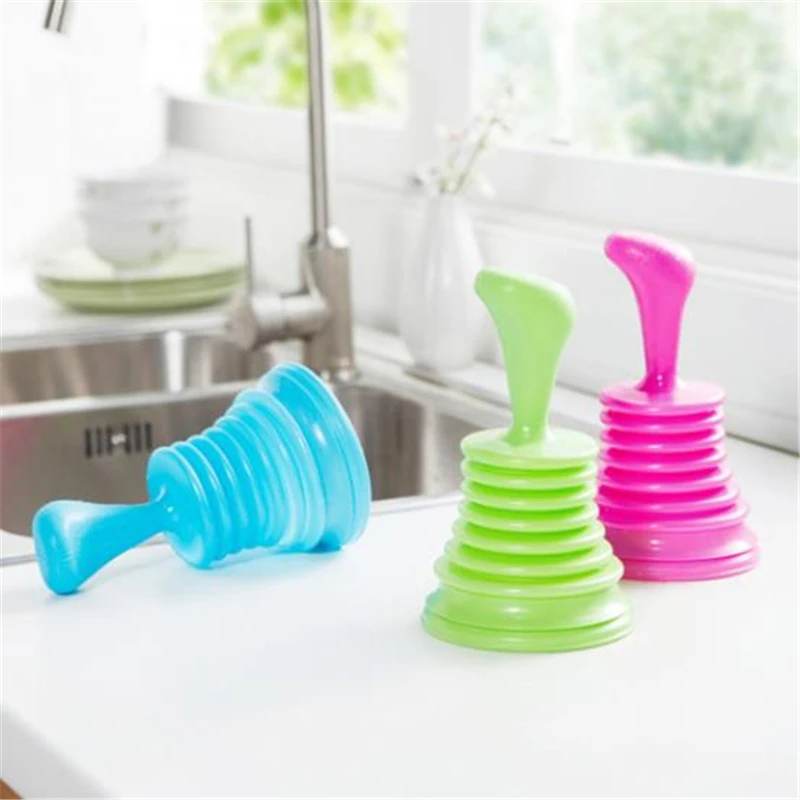 Family Sink Drain Pipeline Dredger Cup Piston Sink Drain Cleaners Suction Toilet Brush Suction Cups Toilet Plunger 2024 New