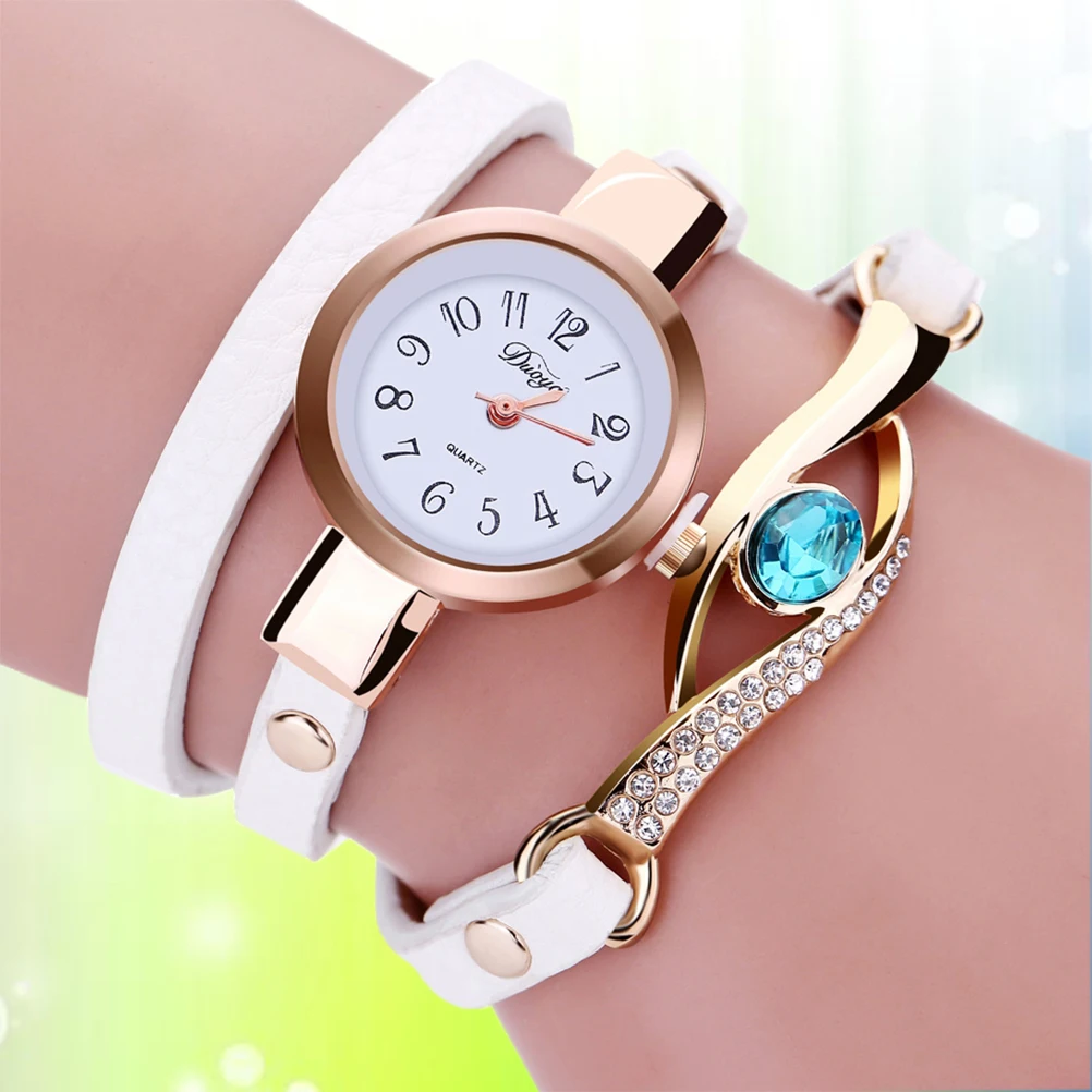 

Fashion Women Watches Strap Quartz Watch Crystal Bracelet Long Chain Wristwatches Durable Elegant Gift For