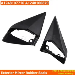 Exterior Mirror Rubber Seals Gasket Set Left and Right LHD For Mercedes E Class W201 W124 A1248107716 A1248100879 1248107716