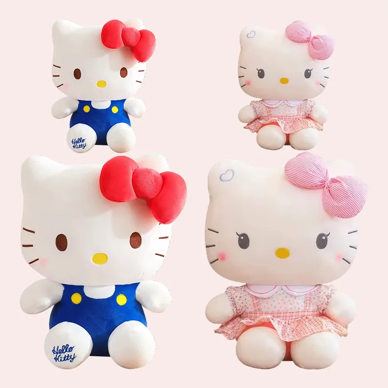 

//Sanrio Hello Kitty аниме Hello Kitty мягкие игрушки плюсhier мягкая подушка подарки на день рождения для девочек Kawaii Hello Kitty плюшевые куклы