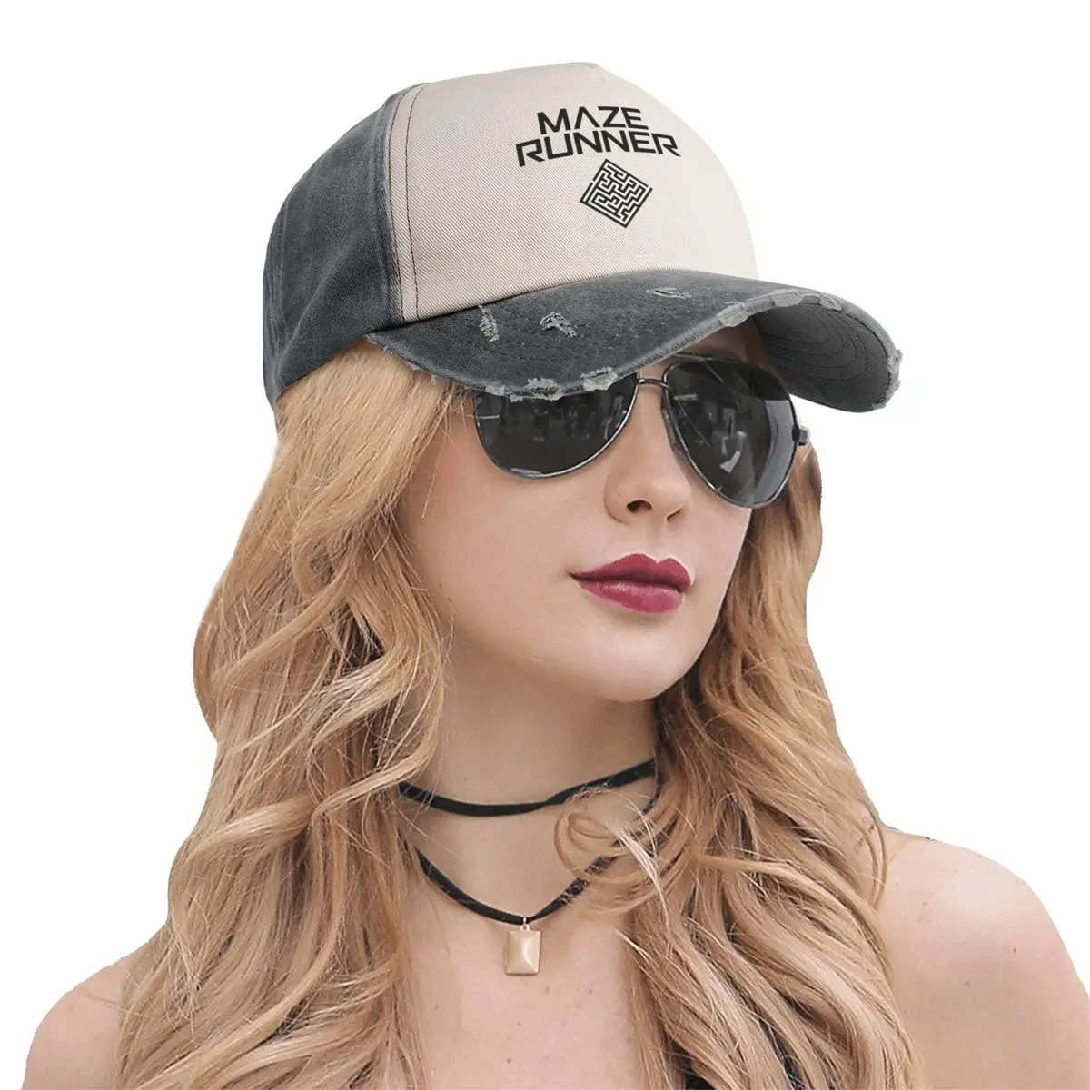 Masculino Maze Runner Boné de beisebol, Sunhat, Snap Back Hat, Saco de praia, Chapéus das meninas, Personalizado