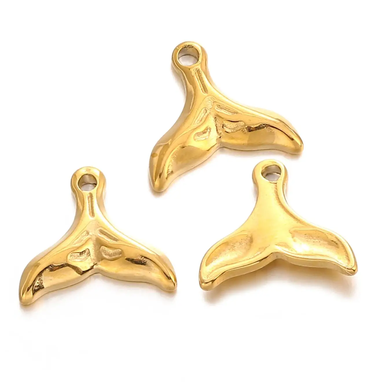 3Dステンレス鋼の人魚のペンダント,魅力的な手作りのペンダント,ジュエリー作りのアクセサリー,3個