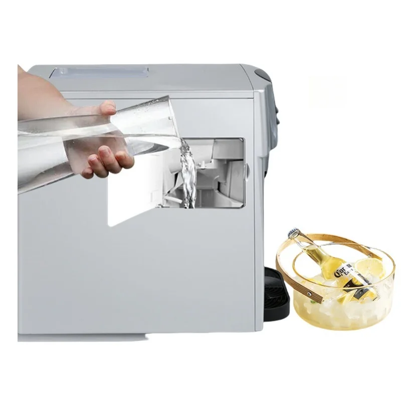 Hot Sale of Ice Machine Home Small Mini Commercial Automatic Multi-functional Drinking Machine Desktop Ice Machine