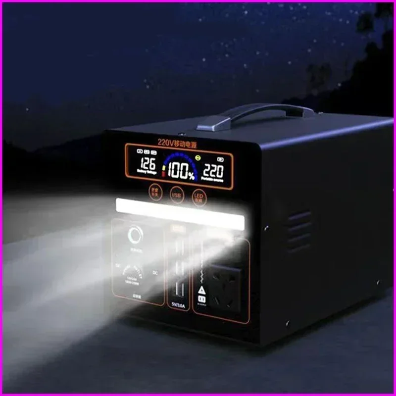 1000000mAh Portable 220v Outdoor Power Bank with Large Capacity for Self-Driving, Camping, and Emergency Backup Power Storage view 4