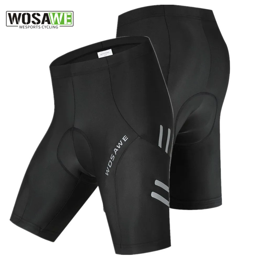 

WOSAWE 5D GEL Padded Men's Cycling Shorts MTB Bike Half Pants Shockproof Downhill Tight Underwear Breathable Bicycle Underpants