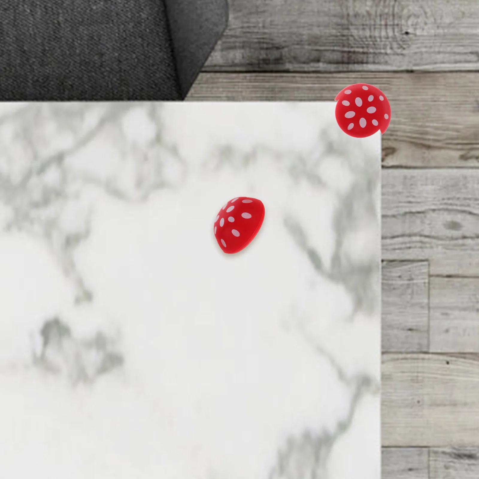 

3Pcs Silicone Baby Safety Corner Guards Mushroom Design Table Edge Protectors Baby Proofing Bumpers PVC Window Hooks