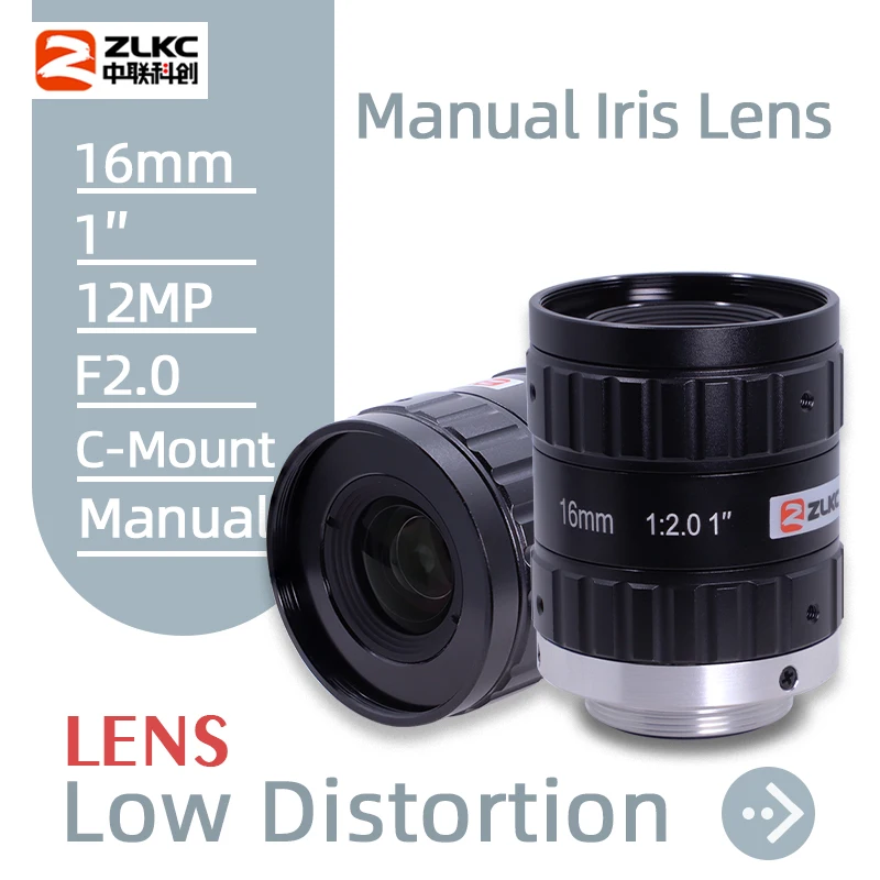 ZLKC FA 12MP C Mount 16mm 1