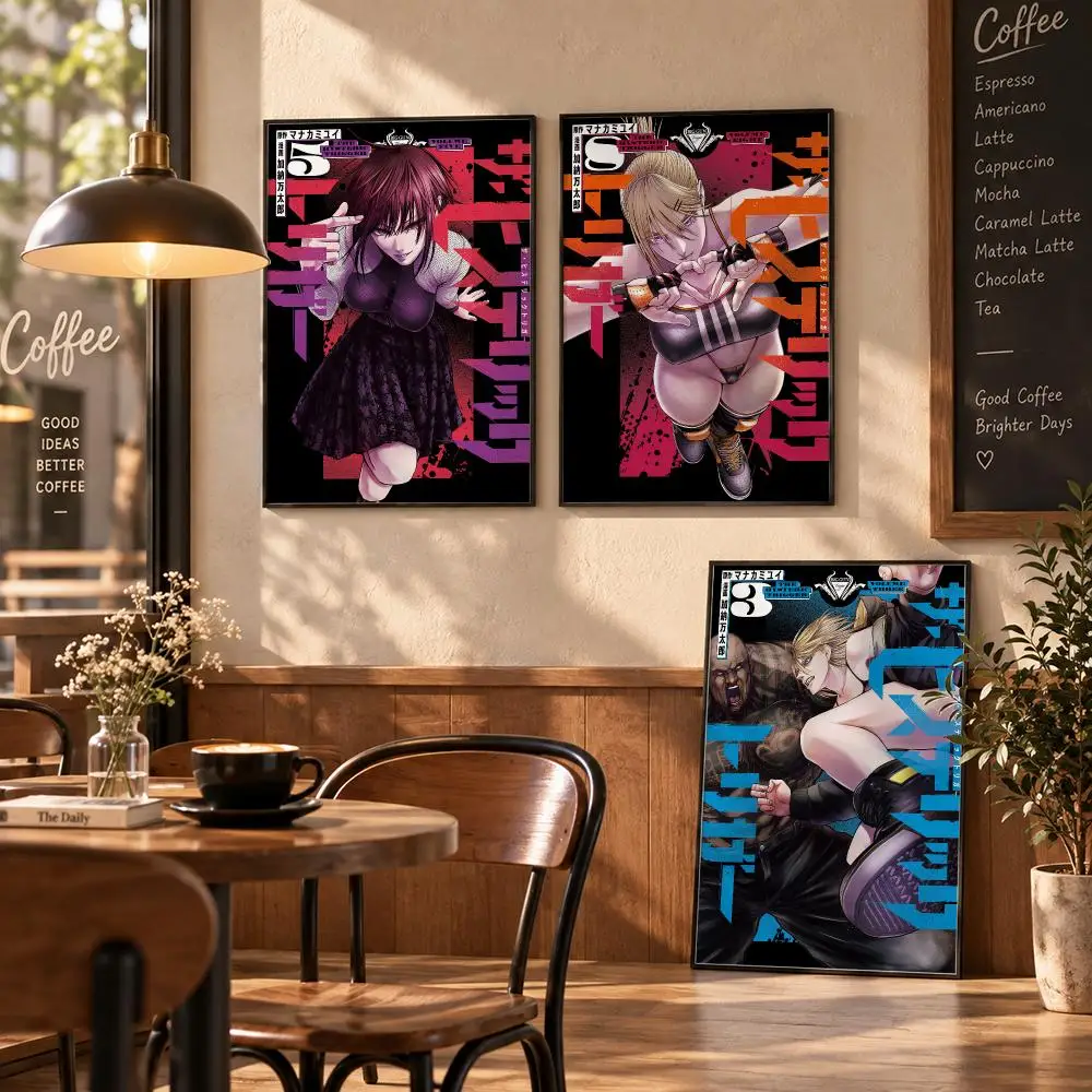 The Hysteric T-Trigger Poster Stickers Painting Mural HD Wall Decals for Bedroom Living Room Home Self-Adhesive Decor Gift