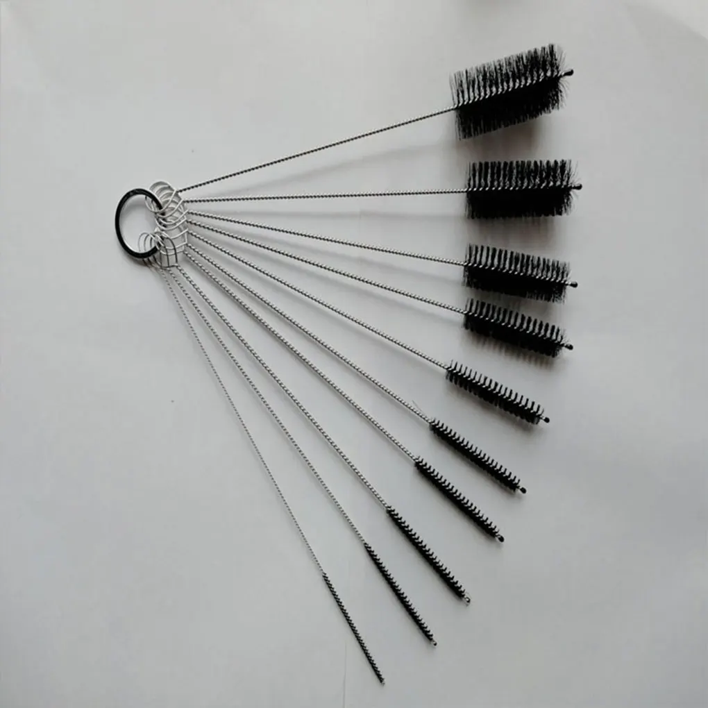 Tattoo Needle Mouth Cleanning Brushes Set Drinking Nylon Tube Brushes Multifunctional Cleanning Tools