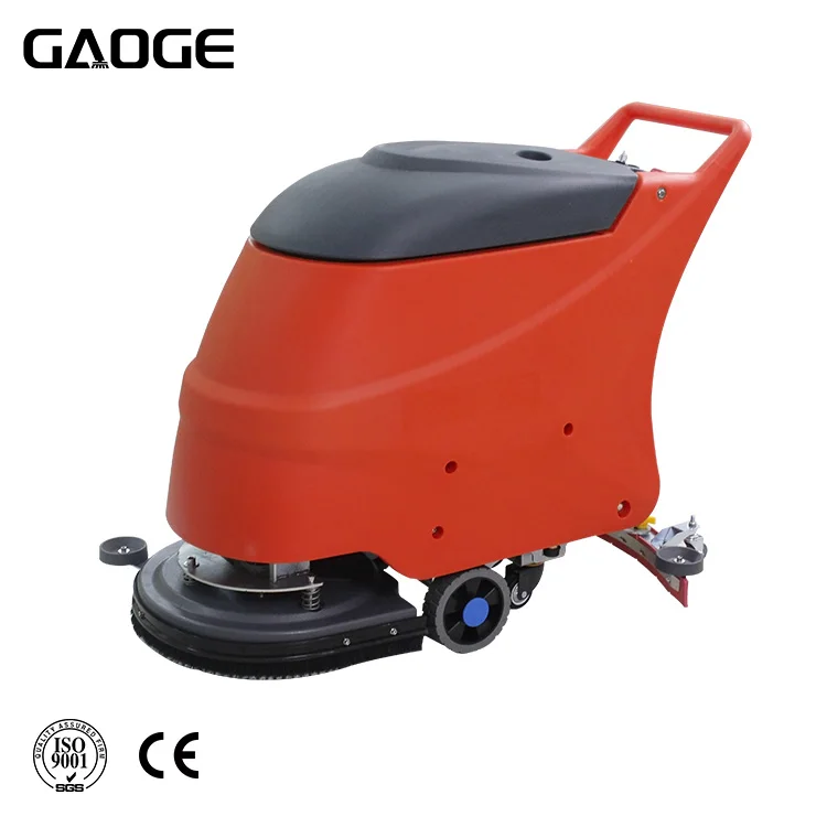 

Gaoge A2 Electric Manual Floor Cleaning Machine 24V Walk-Behind Scrubber Dryer Equipment for Carpet and Tiles