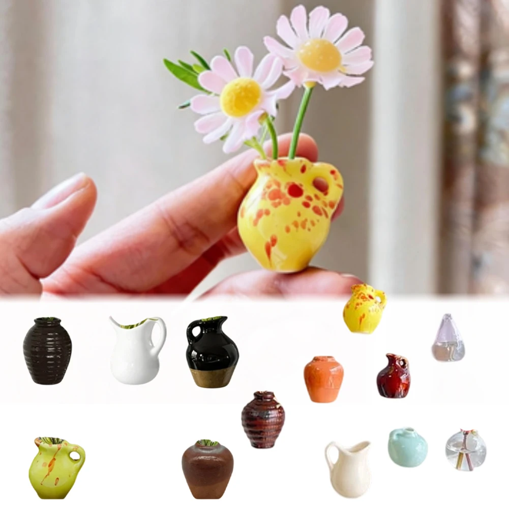 Tiny Vase Fridge Magnets For Mini Vase Fridge Magnet Home Improvement Replacement Refrigerator Nature-Infused Decoration