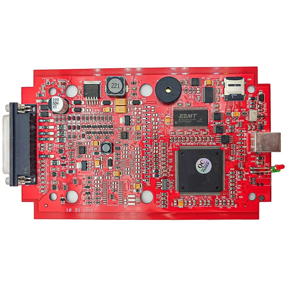 Online KESS V2.80 EU V2 V5.017 V2.53 KTAG 4LED V7.020 V2.25 Red PCB Online No Token OBD2 ECU Programmer Professional Tool