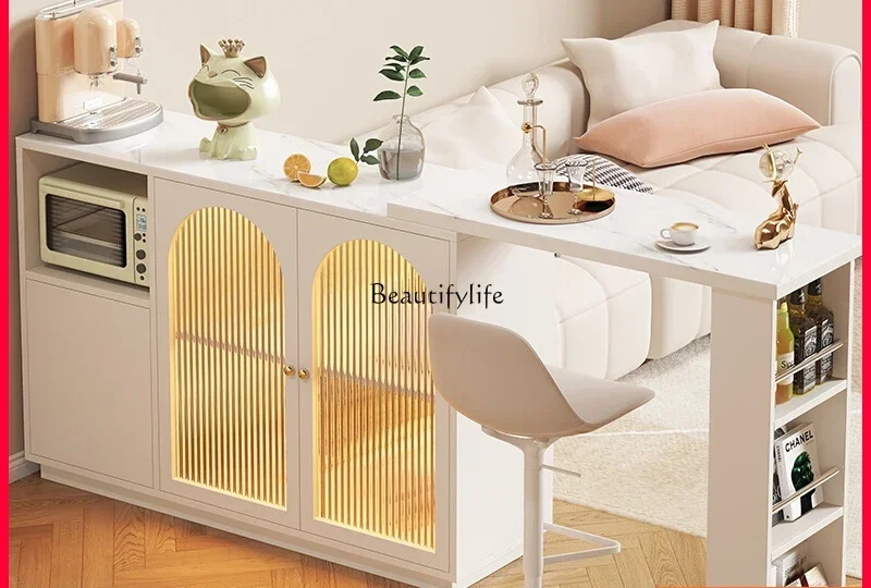 

ls 18 -*Modern simple household telescopic dining table integrated partition cabinet multi-functional locker