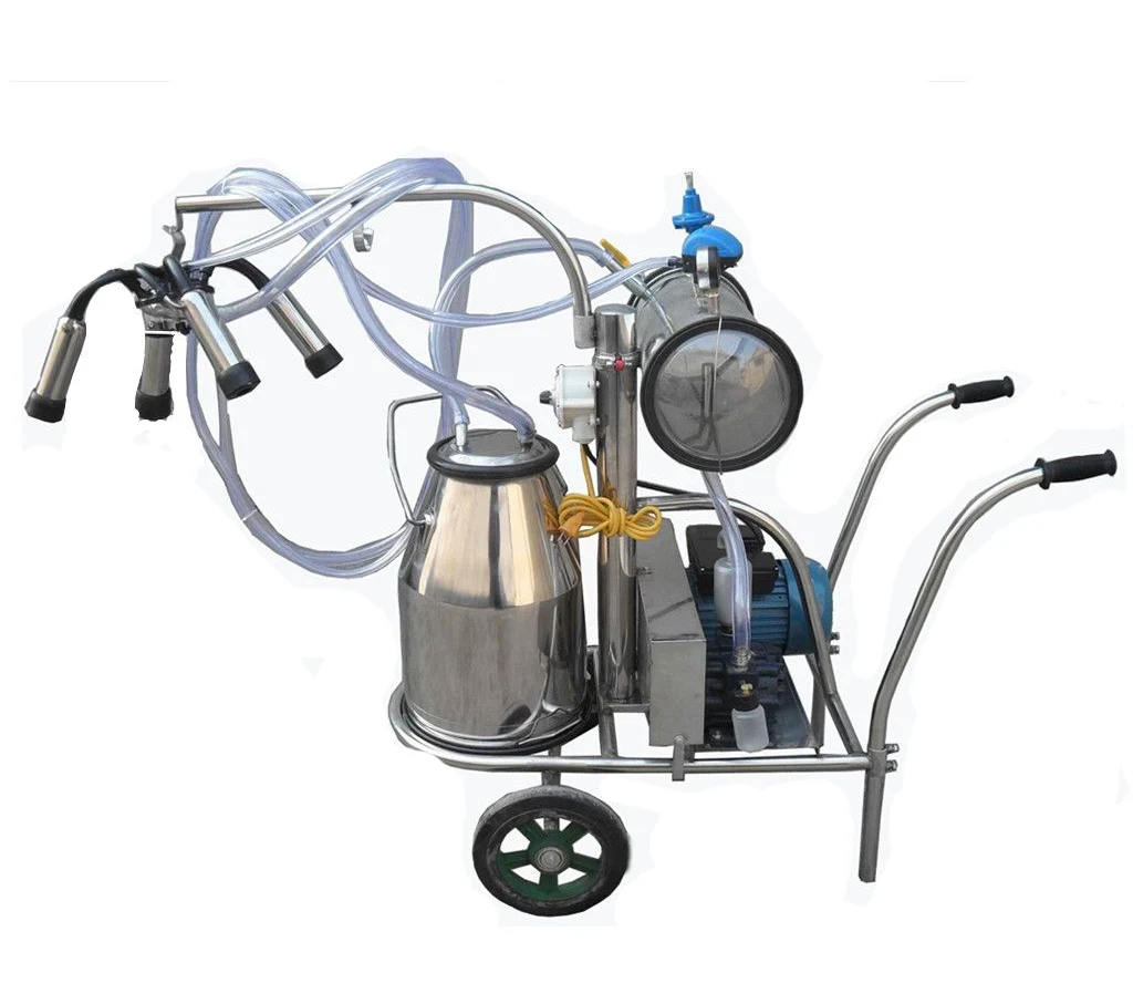 Bucket Cow Milking Machine Transparent Bucket Milking Machine,vacuum Pump Type Pakistan 90*78*89cm Provided 2 Years CN;JIA 220V