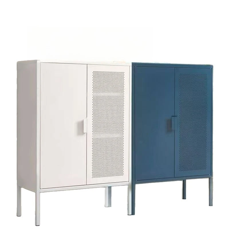 

Nordic wrought iron sideboard, living room storage cabinet, modern minimalist home storage cabinet